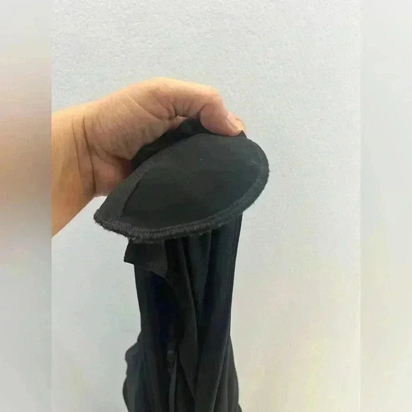 Lauren Ralph Lauren Little black dress v-neck stretchy comfortable shoulder pads - Picture 12 of 12